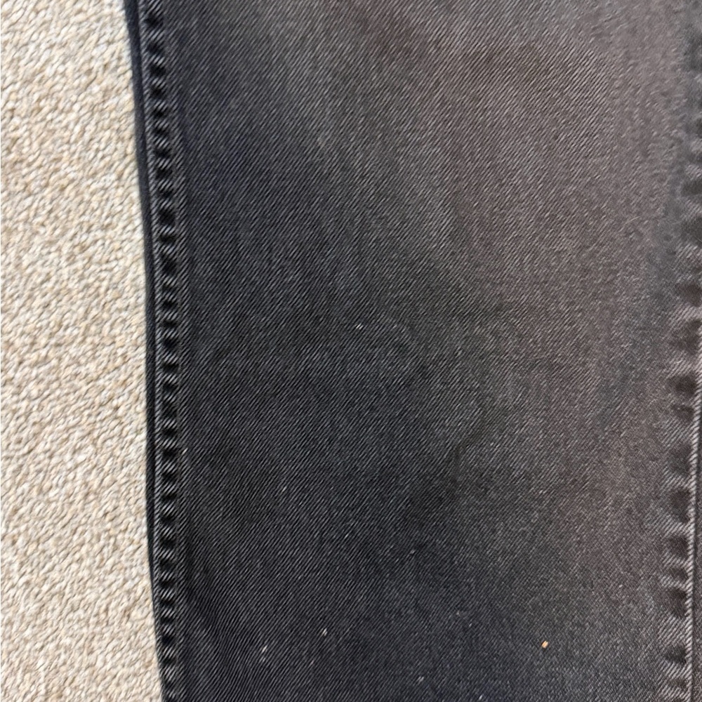 Levi’s 505 Black Straight Leg Jeans Men’s 38x34 – Classic Fit- Faded Black - Picture 6 of 10